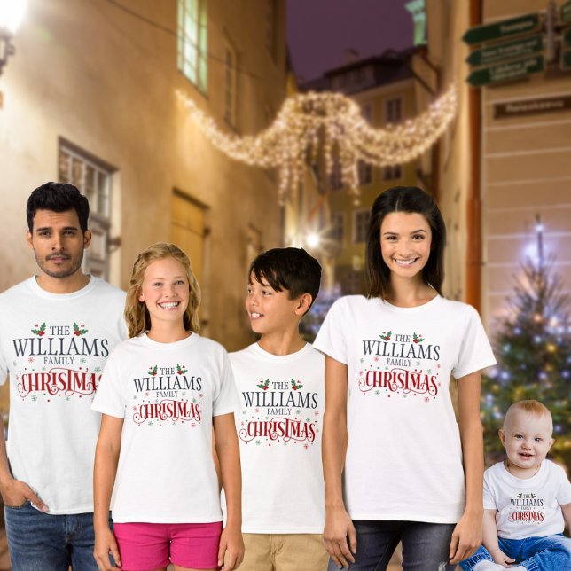 Camiseta Navidades familiares cortos (Subido por el creador)