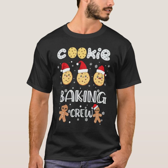 Camiseta Navidades familiares de Cookie Baking Crew (Anverso)