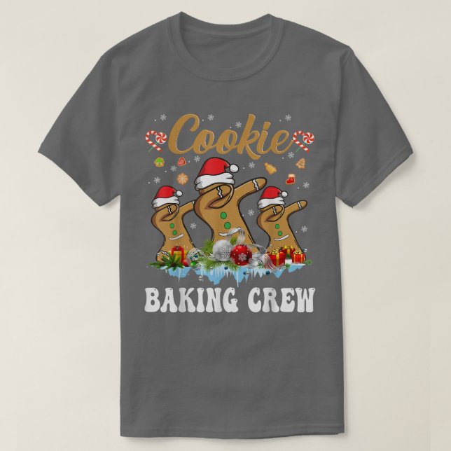 Camiseta Navidades familiares de Cookie Baking Gingerbread  (Diseño del anverso)