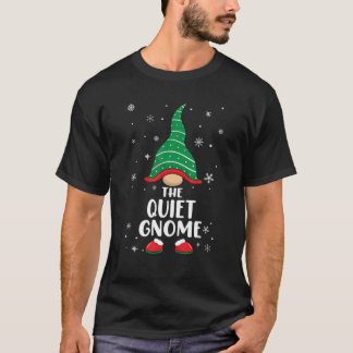 Camiseta Navidades familiares de gnome silenciosos a costa