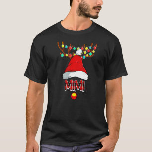 Camiseta Navidades familiares de Mimi Deer Costume Reinde