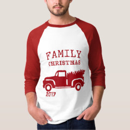 Camiseta Navidades familiares de nombres personalizados de