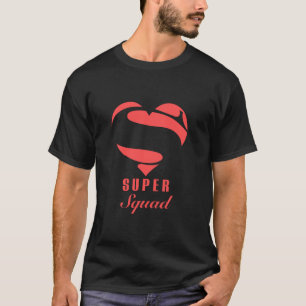 Camiseta Navidades familiares de superhéroes Super Squad Co
