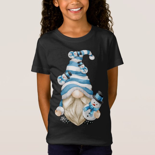 Camiseta Navidades familiares de vacaciones de invierno con (Anverso)