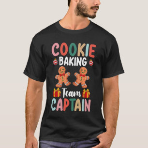 Camiseta Navidades familiares del Capitán del Equipo de Coc