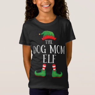 Camiseta Navidades familiares divertidos de Perro Mamá Elf