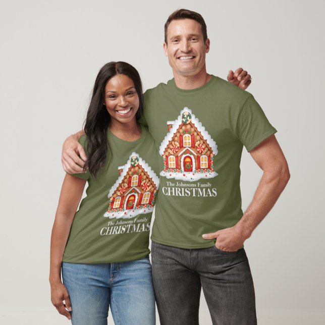 Camiseta Navidades familiares modernos y personalizados (Unisexo)