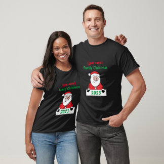 Camiseta Navidades familiares personalizados