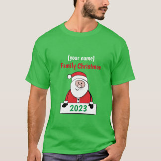 Camiseta Navidades familiares personalizados