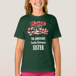Camiseta Navidades familiares personalizados coincidiendo c