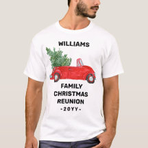 Navidades familiares sindicales auto rojo personal