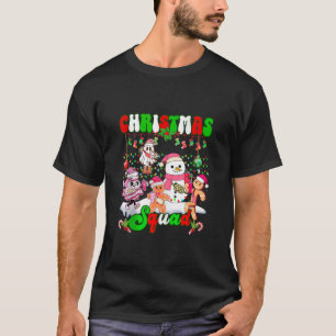Camiseta Navidades familiares Squad Funny Boujee Gingerbrea
