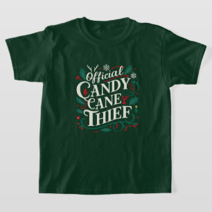 Camiseta Navidades familiares Tees Oficial Candy Cane Thi