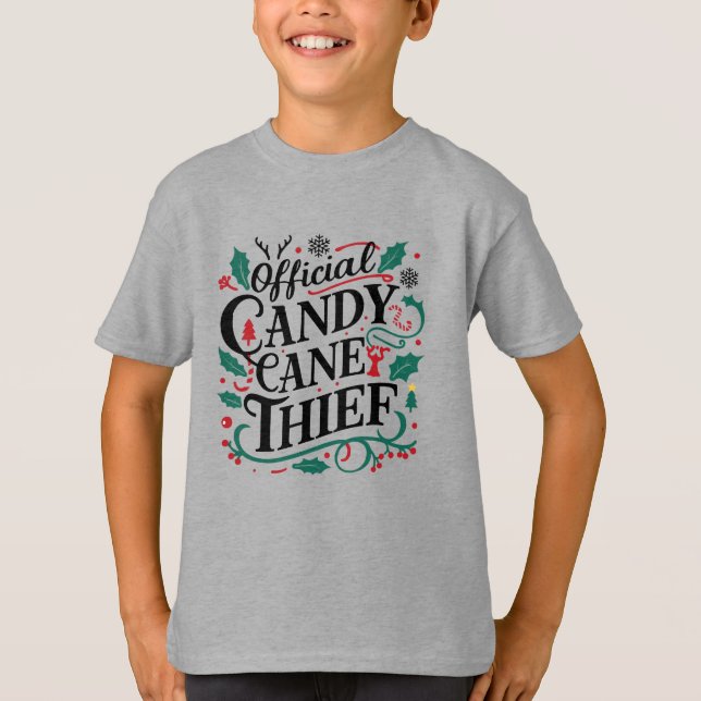 Camiseta Navidades familiares Tees | Oficial Candy Cane Thi (Anverso)