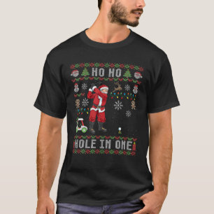 Camiseta Navidades Famosos Del Golf Mens Ho Hole En One Ges