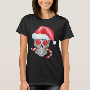Camiseta Navidades fantasmagóricos se desmoronan usando San