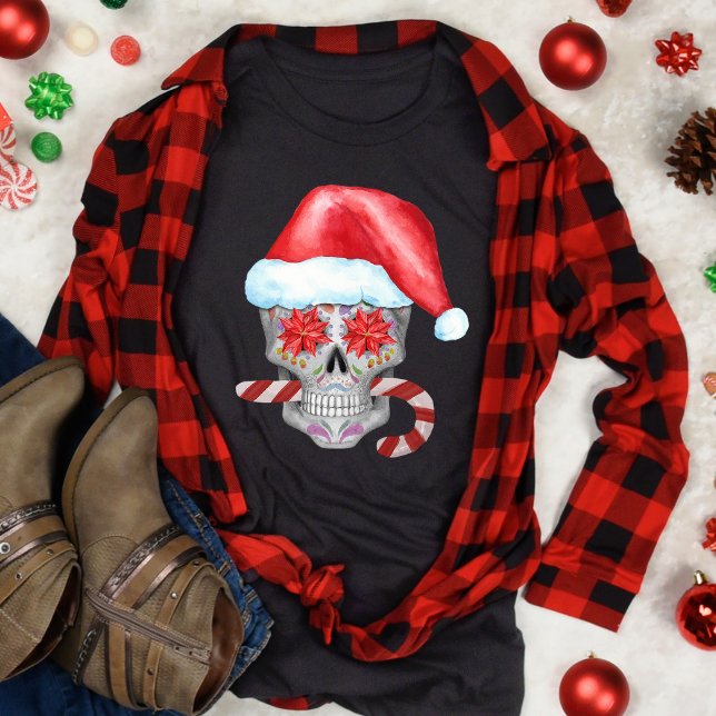 Camiseta Navidades fantasmagóricos se desmoronan usando San (Subido por el creador)