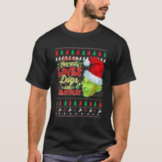 Camiseta Navidades Fauci Máscara Mandato Fauci Perro Sarcas