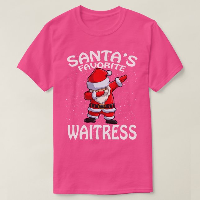Camiseta Navidades favoritos de camarera de amigos (Diseño del anverso)