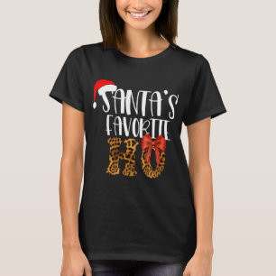 Camiseta Navidades favoritos de Cheetah Santa en Ho