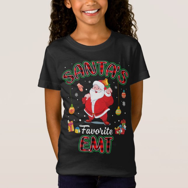 Camiseta Navidades favoritos de la EMT Santa Red (Anverso)