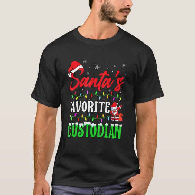 Camiseta Navidades favoritos de los custodios de Santa Lucí (Anverso)