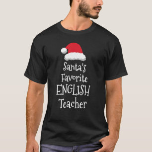 Camiseta Navidades favoritos de profesores de inglés