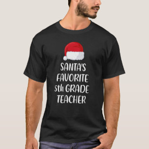 Camiseta Navidades favoritos de quinto grado de profesores