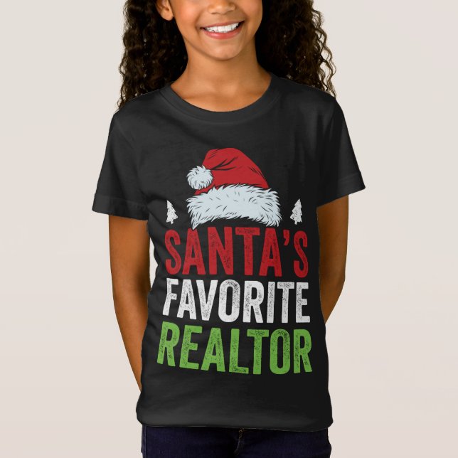 Camiseta Navidades favoritos de Santa Claus esconden a grac (Anverso)