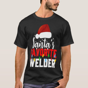 Camiseta Navidades favoritos de Santa María encienden diver