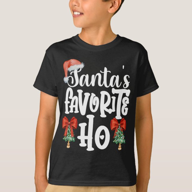 Camiseta Navidades favoritos de Santa María Pajama (Anverso)