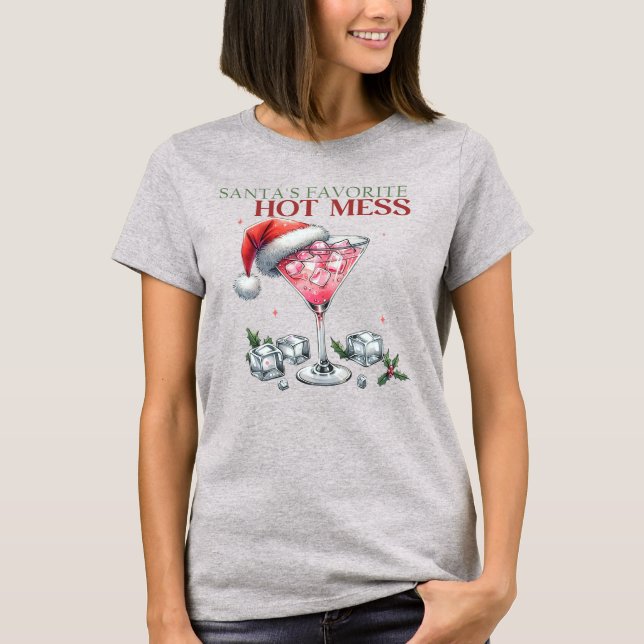 Camiseta Navidades favoritos de Santa Martini (Anverso)