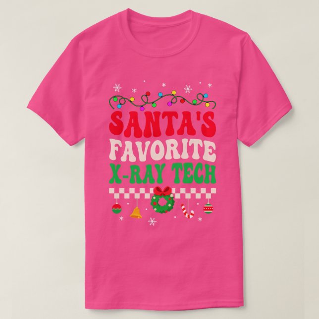 Camiseta Navidades favoritos de Xray Tech Retro (Diseño del anverso)