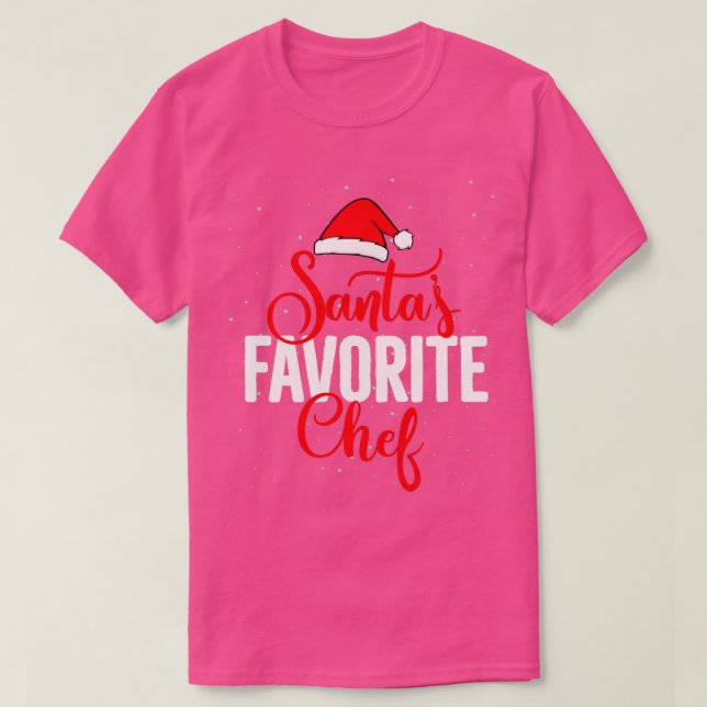 Camiseta Navidades favoritos del chef Santas (Diseño del anverso)