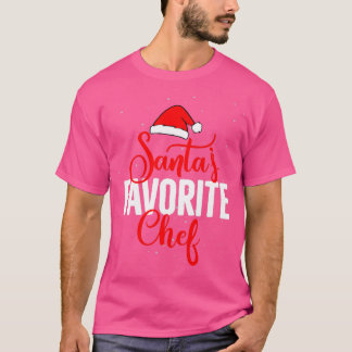 Camiseta Navidades favoritos del chef Santas
