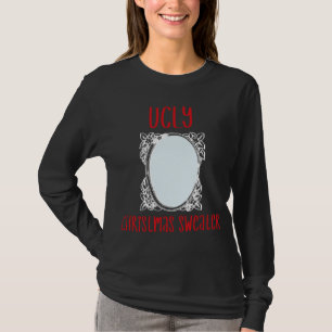 Camiseta Navidades feas y graciosas sudan con hombres espej
