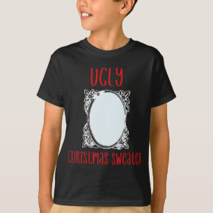 Camiseta Navidades feas y graciosas sudan con hombres espej