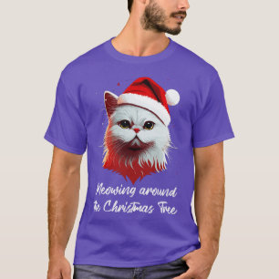 Camiseta Navidades feas y lindas gatas mujeres hombres niño