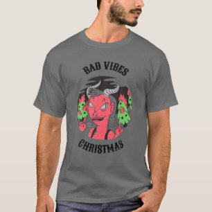 Camiseta Navidades feas y satánicos esenciales de malas vib