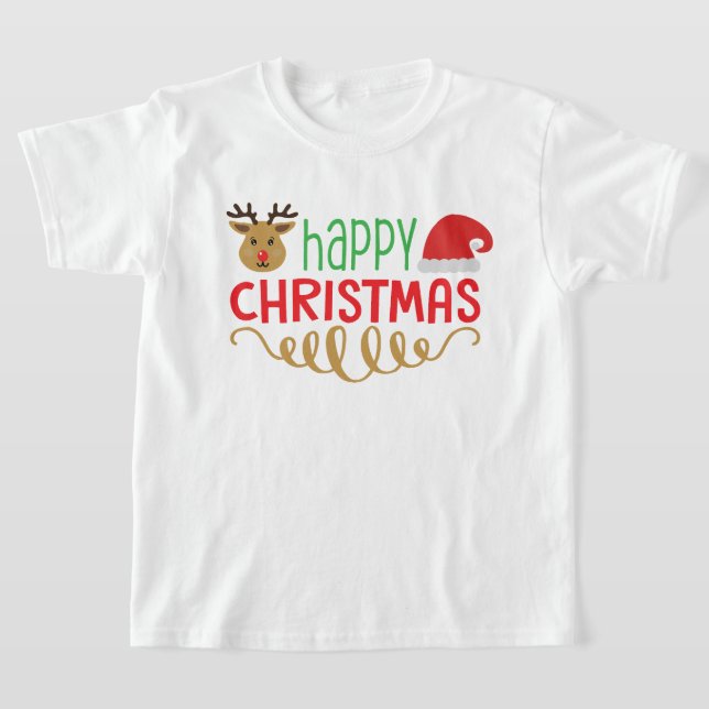 Camiseta Navidades felices (Distribución)