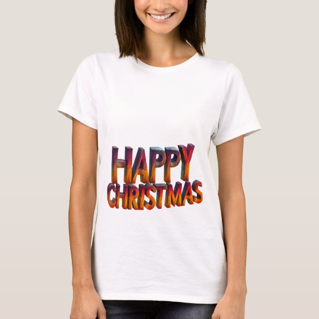 Camiseta Navidades felices: Alegría festiva para todos (Anverso)