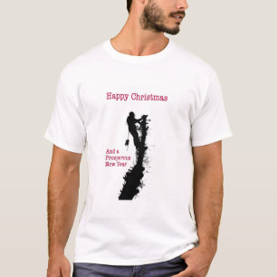 Camiseta Navidades felices arboristas cirujanos de árboles