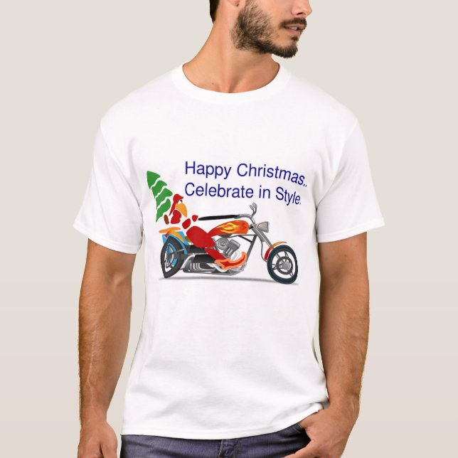 Camiseta Navidades FELICES, CELEBRAR EN ESTILO (Anverso)