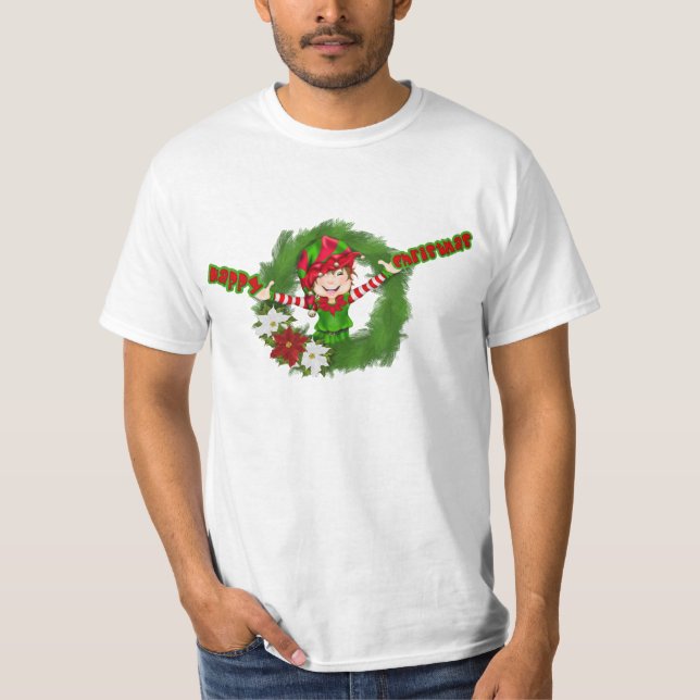 Camiseta Navidades felices Elf (Anverso)