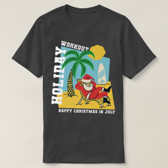 Camiseta Navidades felices en julio (Diseño del anverso)