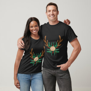 Camiseta Navidades felices Santa Claus dice Feliz Navidad