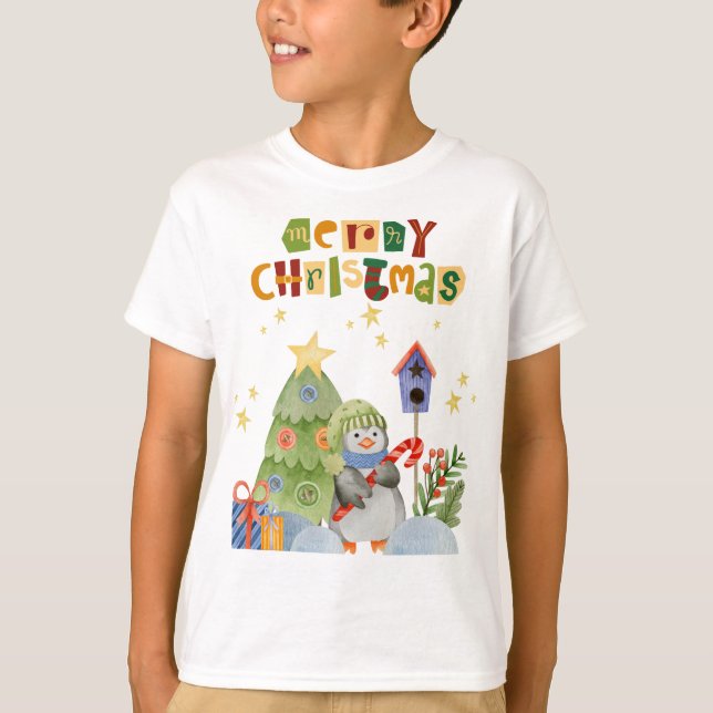 Camiseta Navidades felices | Santa Claus dice Feliz Navidad (Anverso)
