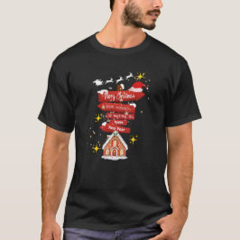 Camiseta navidades, feliz año nuevo, temporada de fiestas, 