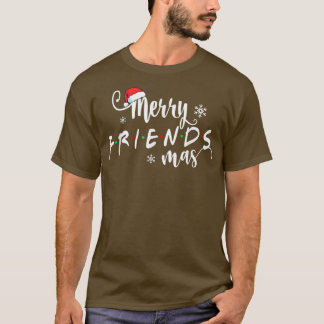 Camiseta Navidades Feliz Friendsmas Santa Hat Fami