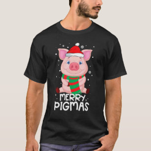 Camiseta Navidades Feliz Navidad Pajama Por Cerdo 2